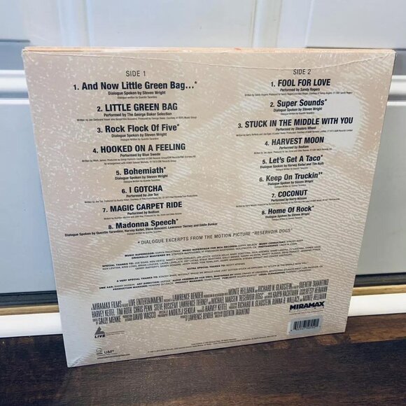 Reservoir Dogs Soundtrack LP ~ Ltd Ed Color Vinyl (Red w/Black Smoke) ~ Sealed! - Picture 3 of 3